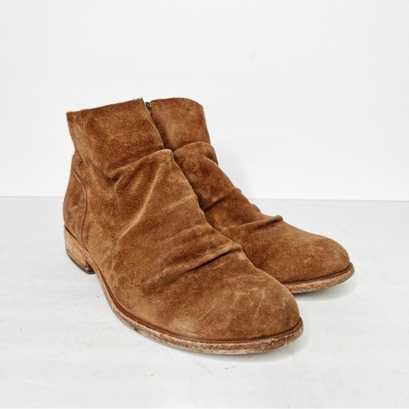 Kork-Ease Giba Ankle Suede Tan Brown Boots Booties Size 8 Women’s - Picture 4 of 8